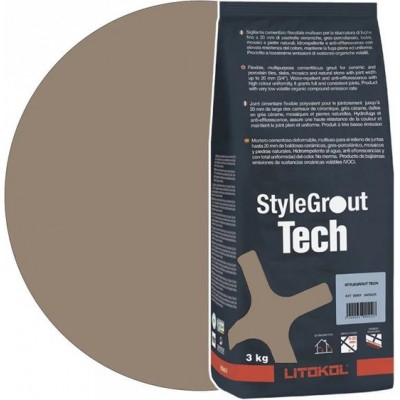 Цементна фуга Litokol StyleGrout Tech 0-20 (Ivory 2) 3 кг (SGTCHIVR20063)